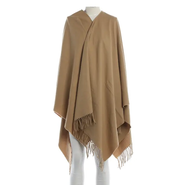 Poncho, in Hellbraun, Wolle, Boutique Moschino
