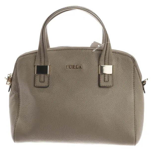 Handtasche, in Grau, Leder, Furla