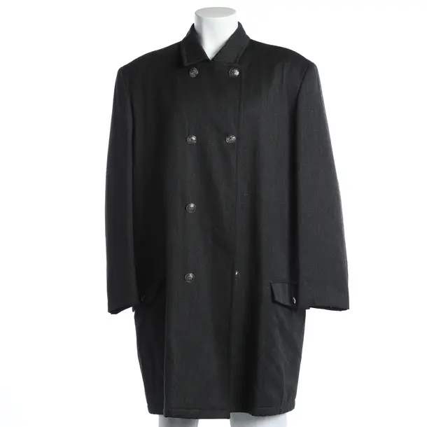 Overcoat, in Gray, Wool, Versace Jeans Couture