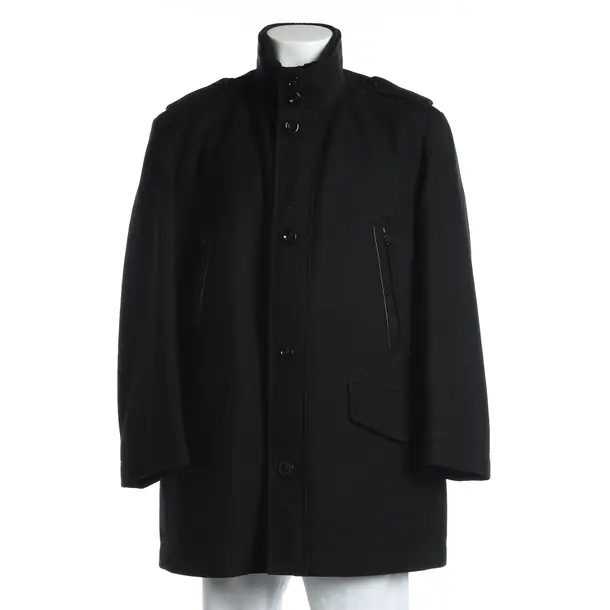 Übergangsjacke, in Schwarz, Wolle, Hugo Boss