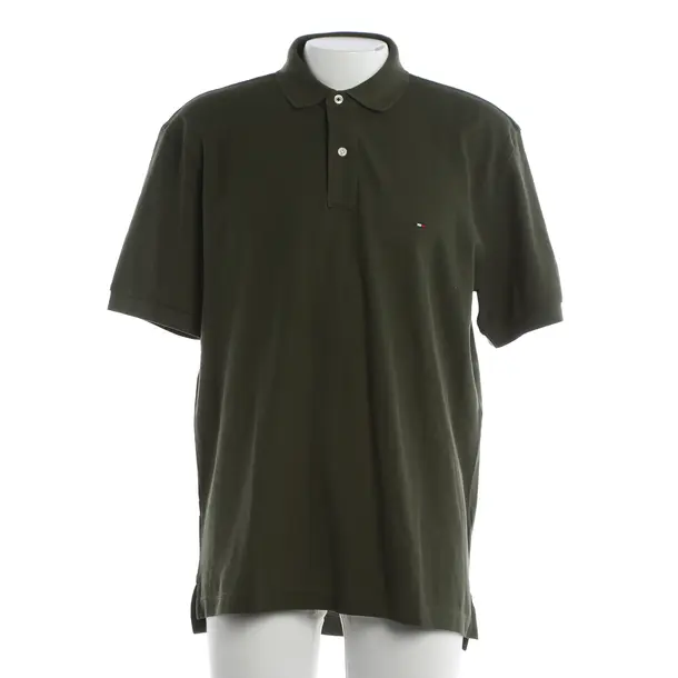 Polo Shirt, in Dark Green, Cotton, Tommy Hilfiger