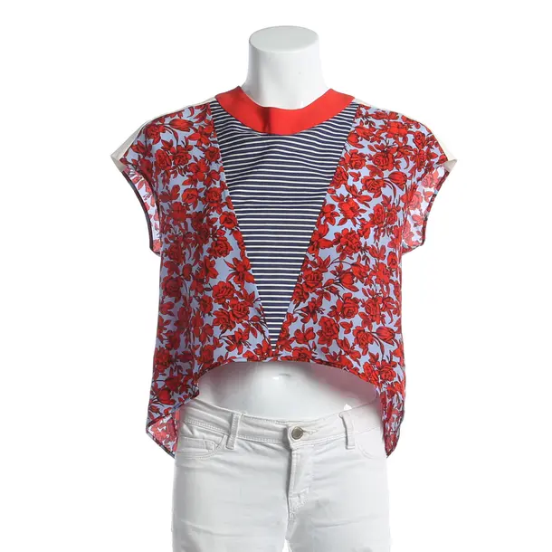 Blouse, in Multicolored, Silk, MSGM