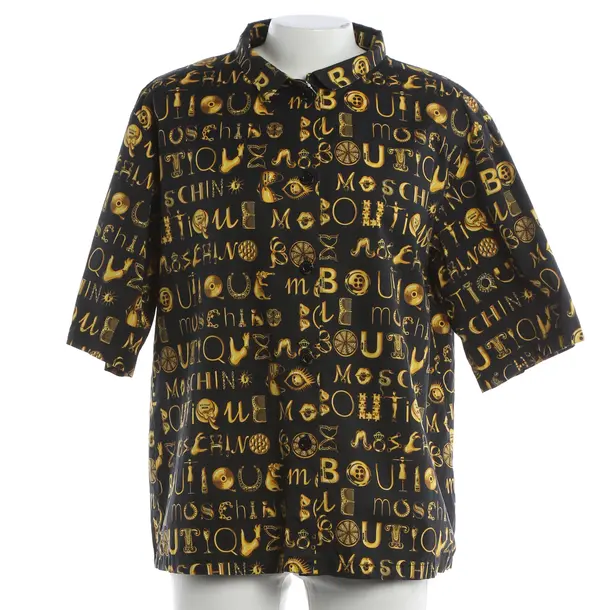 Shirt, in Black, Cotton, Boutique Moschino