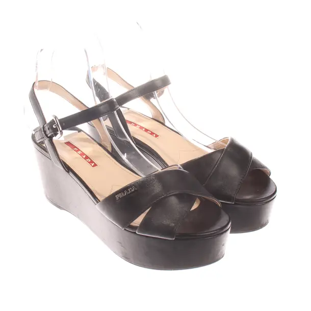 Wedges, in Black, Prada