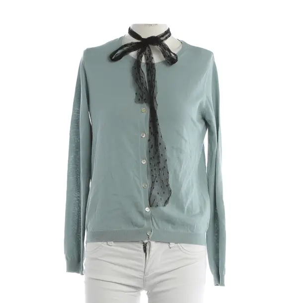 Cardigan, in Blue, Cotton, Red Valentino