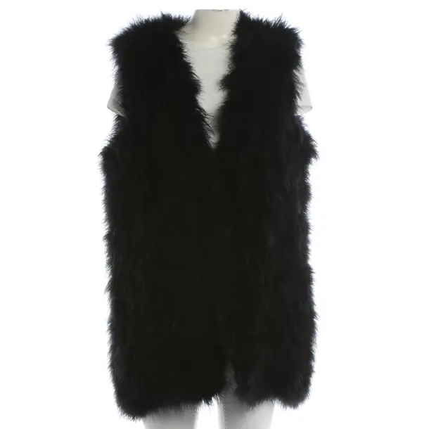 Gilet in pelliccia, in Nero, Sorgenti, Set di gemelli