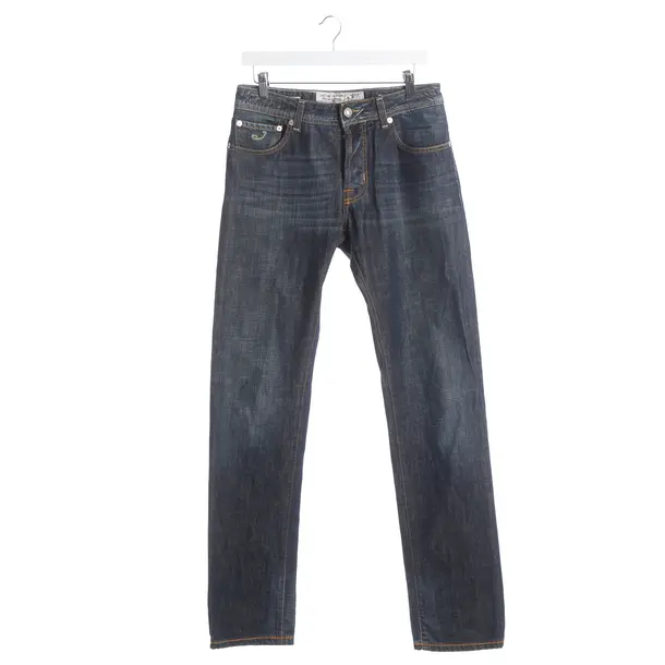 Slim Fit Jeans, in Navy, Cotton, Jacob Cohen