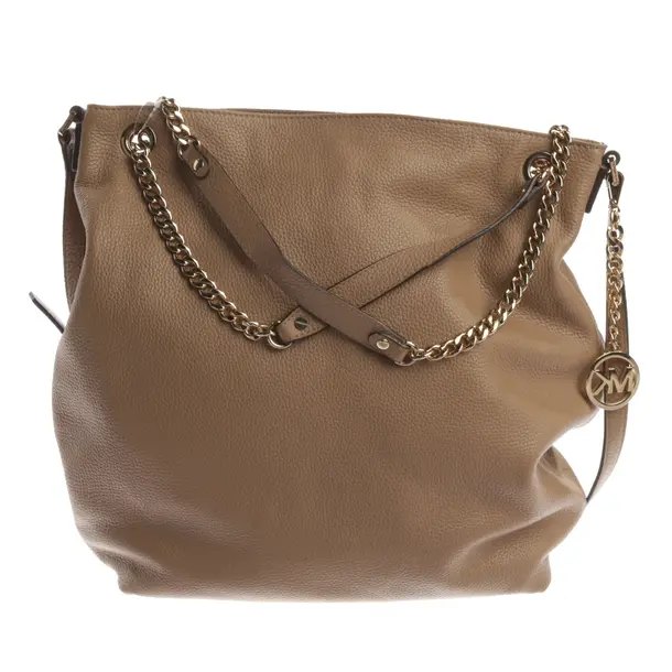 Shoulder Bag, in Light Brown, Leather, Michael Kors