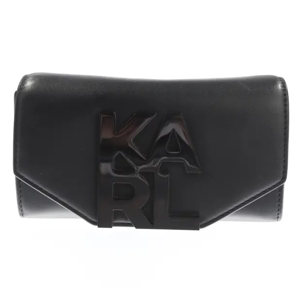 Gürteltasche, in Schwarz, Leder, Karl Lagerfeld