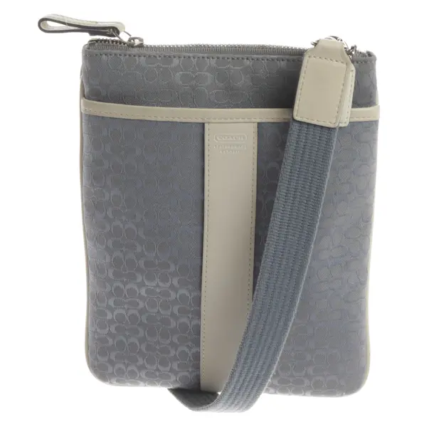 Shoulder Bag, in Blue, Cotton, Coach
