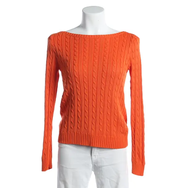 Jumper, in Dark Orange, Cotton, Lauren Ralph Lauren