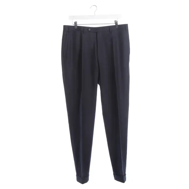 Pants, in Navy, Wool, Canali