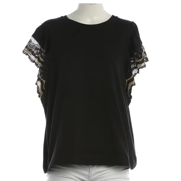 Camicia, in Nero, Cotone, Set di gemelli