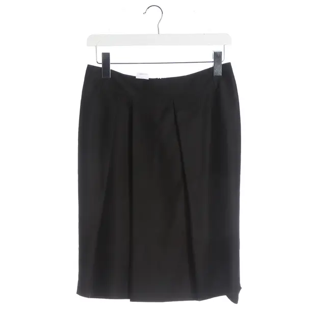 Rock, in Schwarz, Wolle, Dries van Noten