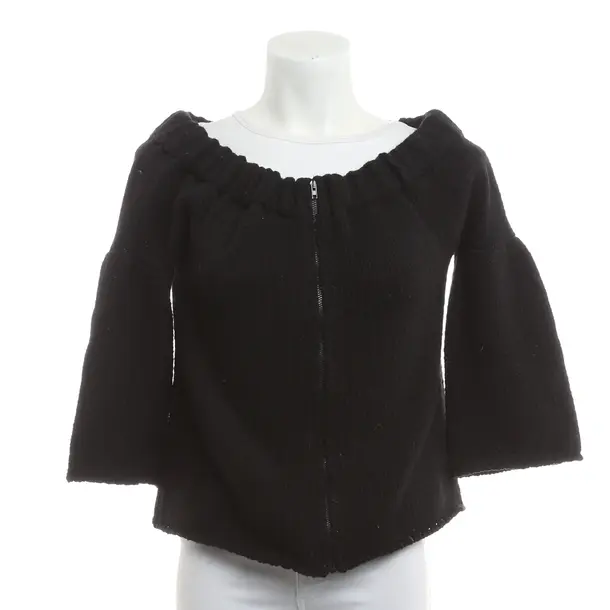 Cardigan, in Nero, Lana, Miu Miu