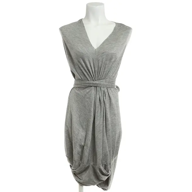 Dress, in Light Gray, Cotton, Bottega Veneta
