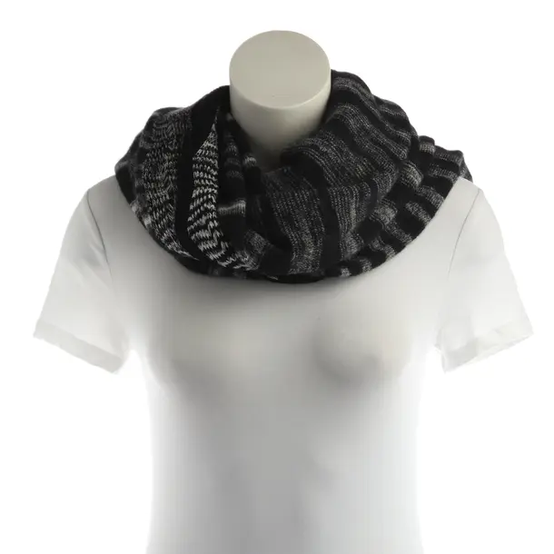 Schal, in Schwarz, Wolle, Missoni