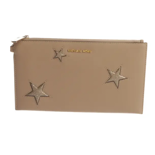 Pochette, in Hellbraun, Polyurethan, Michael Kors