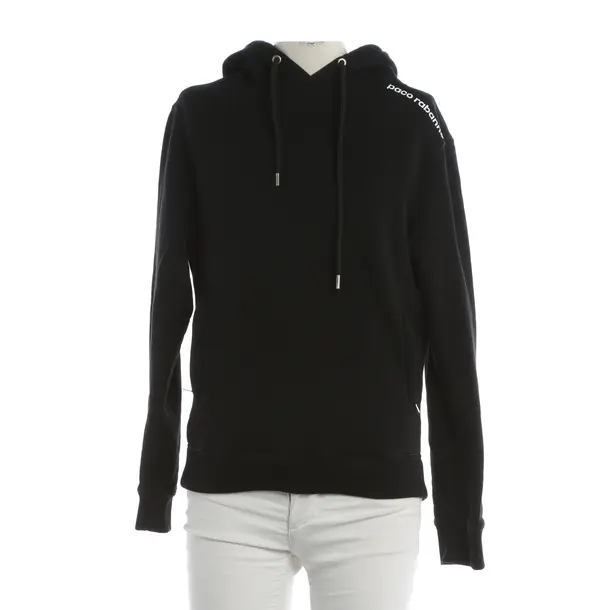 Felpa con cappuccio, in Nero, Cotone, Paco Rabanne