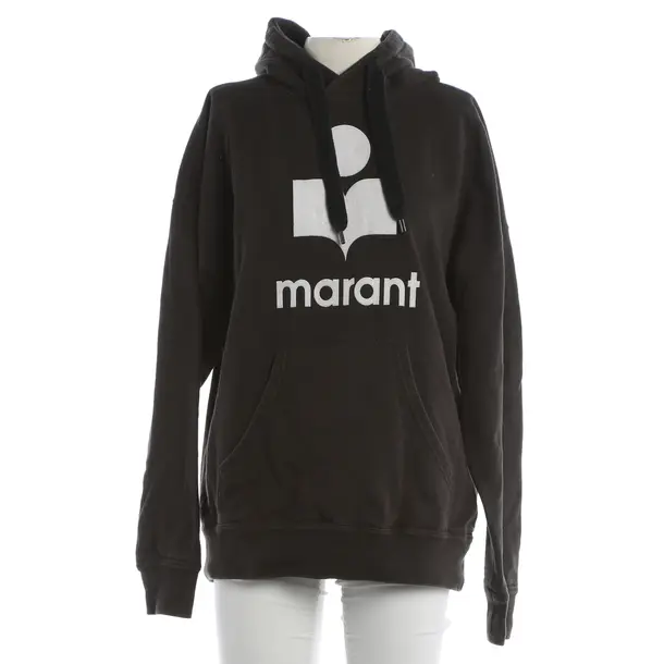 Hoodie, in Dunkelgrau, Baumwolle, Isabel Marant Étoile