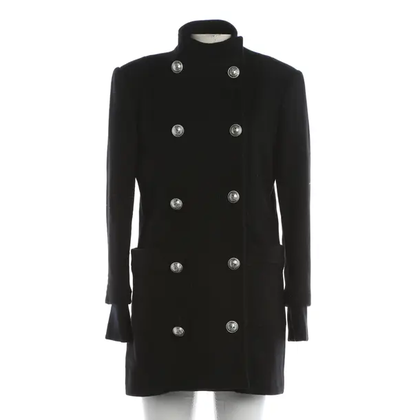 Mid-Season Jacket, in Black, Wool, Balmain