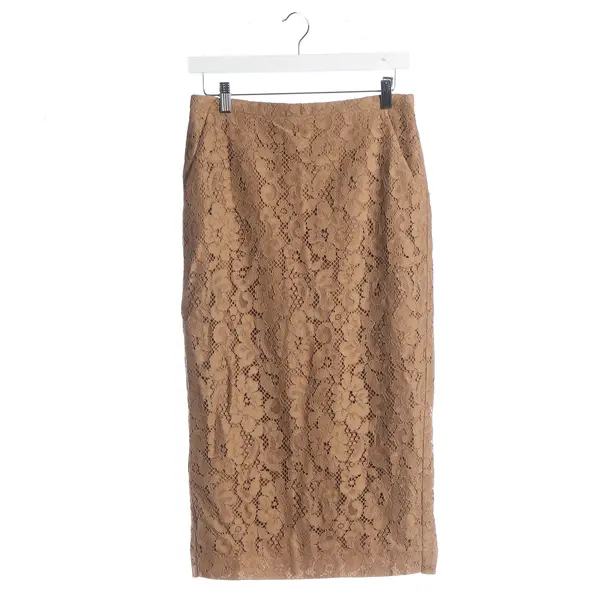 Rock, in Hellbraun, Baumwolle, Max Mara