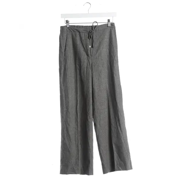 Pants, in Gray, Wool, Max Mara