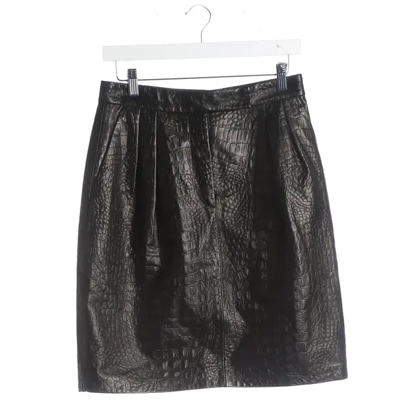 Rock, in Schwarz, Leder, Max Mara