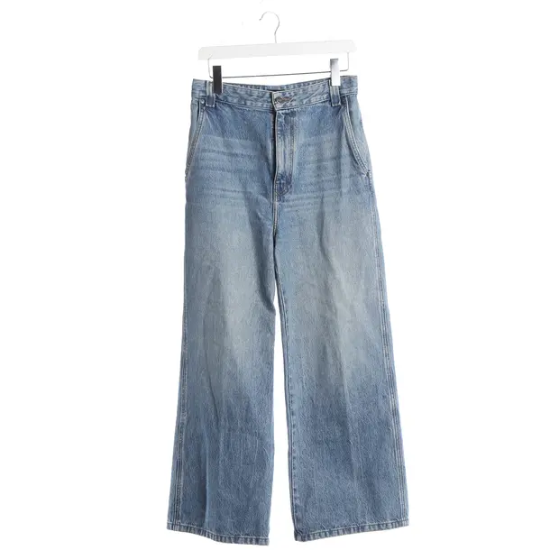 Jeans Straight Fit, in Blau, Baumwolle, Khaite