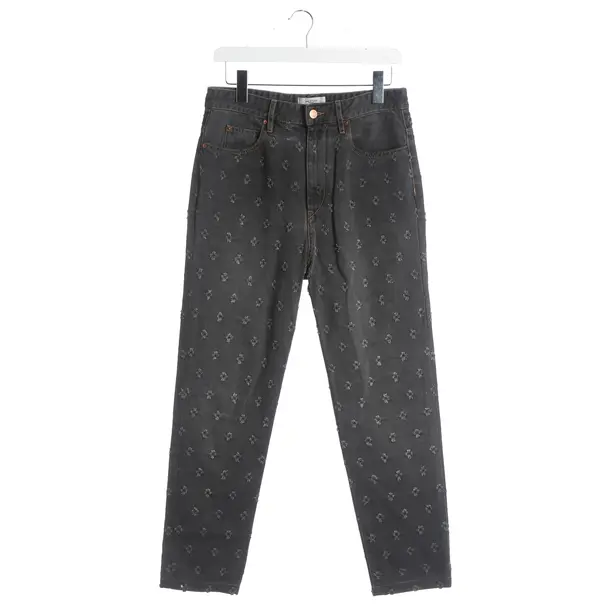 Boyfriend Jeans, in Gray, Cotton, Isabel Marant Étoile