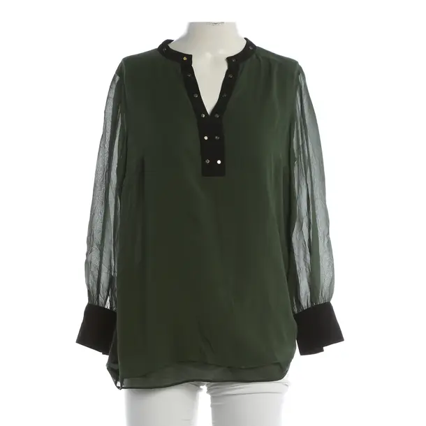 Bluse, in Grün, Seide, Tory Burch