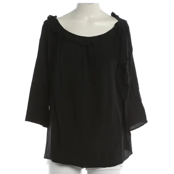 Blouse, in Black, Silk, Prada