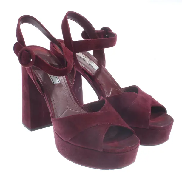 Sandaletten, in Bordeaux, Prada