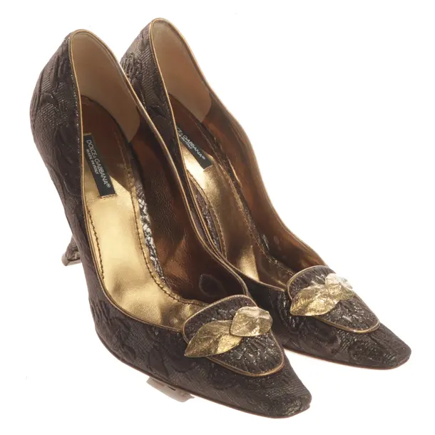 Pumps, in Gold, Dolce & Gabbana