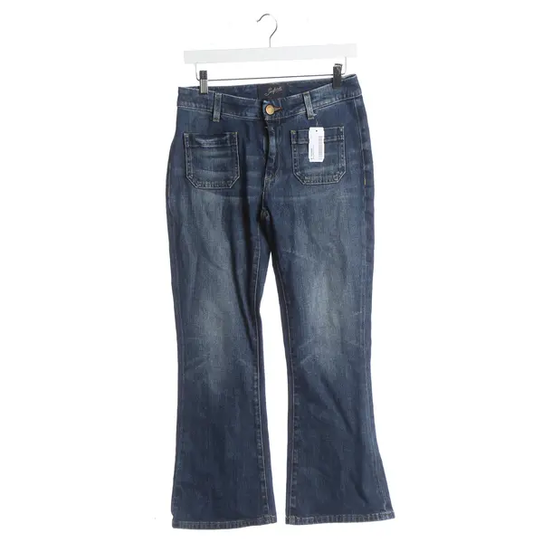 Jeans Flared, in Navy, Baumwolle, Seafarer