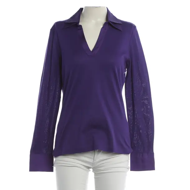 Bluse, in Lila, Baumwolle, Strenesse