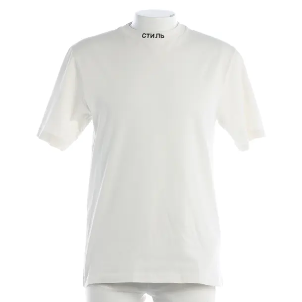 T-Shirt, in White, Cotton, Heron Preston