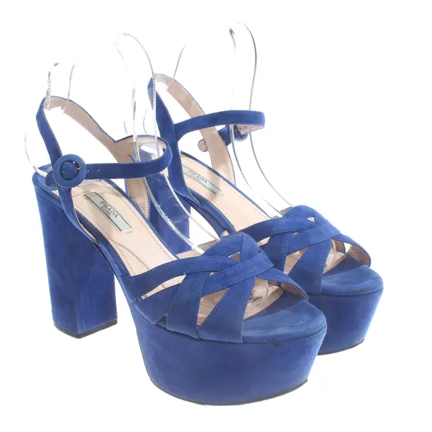 Sandaletten, in Blau, Prada