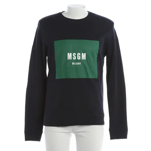 Sweatshirt, in Blau, Baumwolle, MSGM