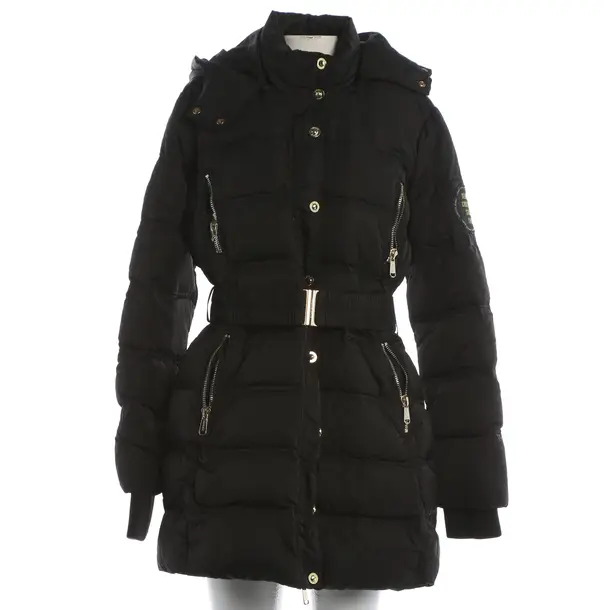 Winter Coat, in Black, Polyester, Versace Jeans