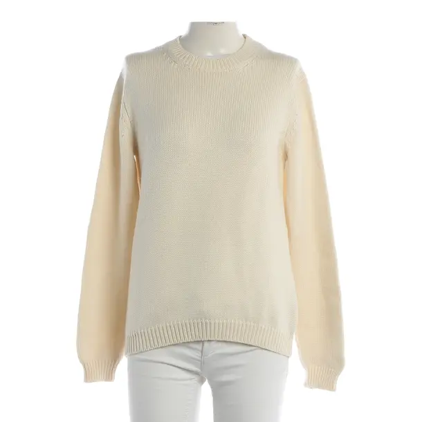 Wool Jumper, in Beige, Wool, Roberto Collina