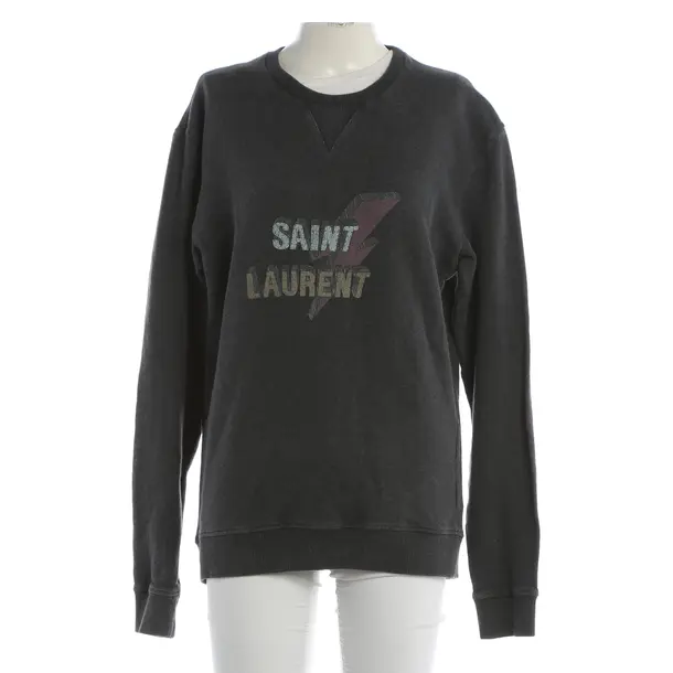 Sweatshirt, in Gray, Cotton, Saint Laurent