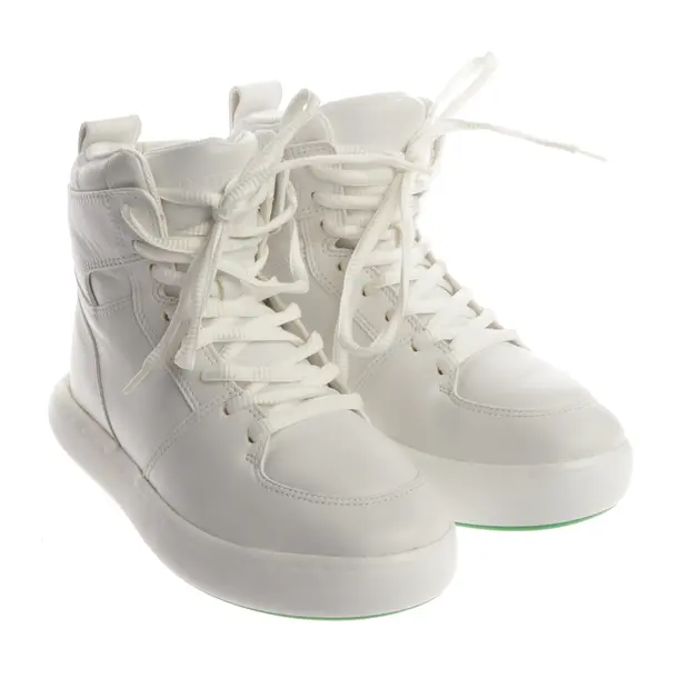 High-Top Sneakers, in White, Bottega Veneta