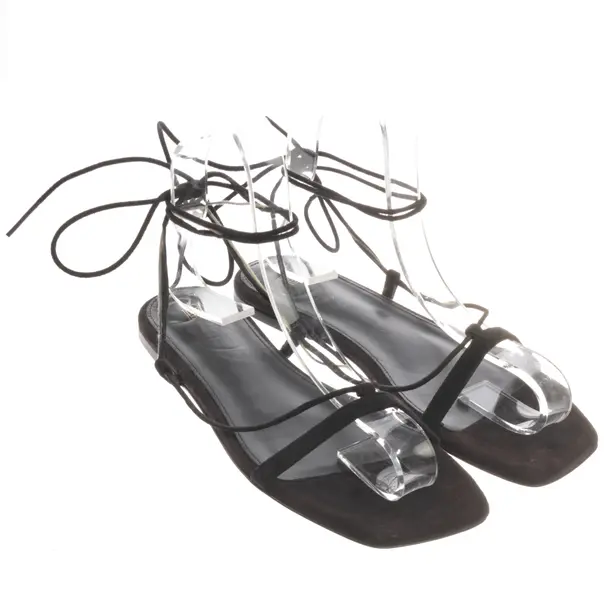 Strappy Sandals, in Black, Totême