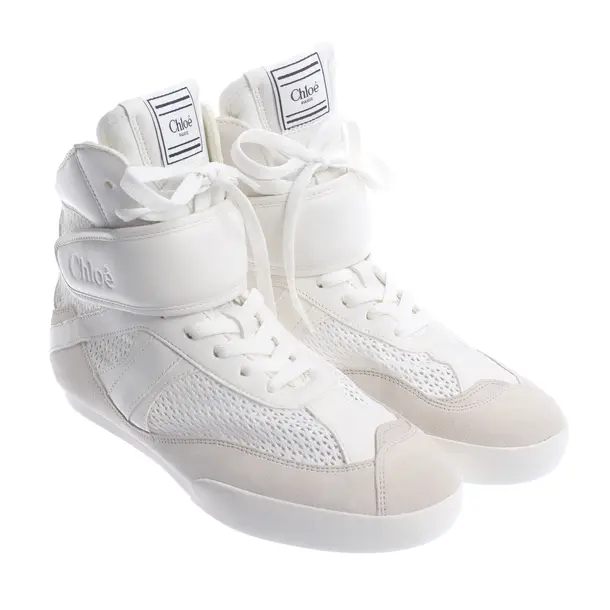 High-Top Sneakers, in White, Chloé