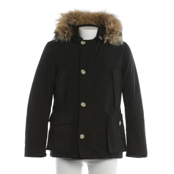Winter Jacket, in Black, Cotton, Woolrich
