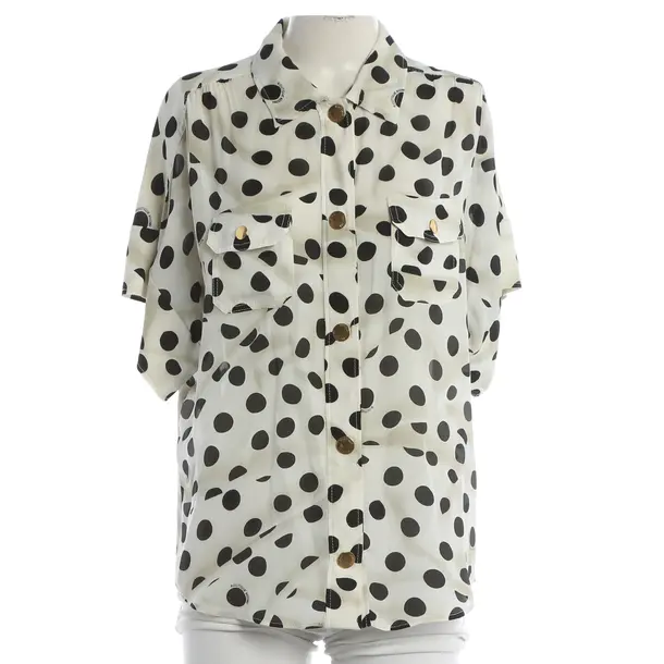 Blouse, in White, Viscose, Boutique Moschino