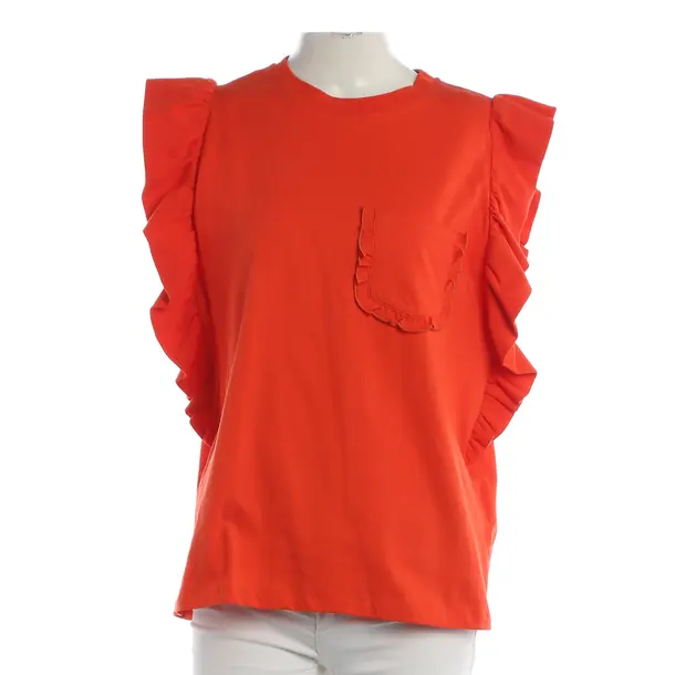 Top, in Dark Orange, Cotton, MSGM