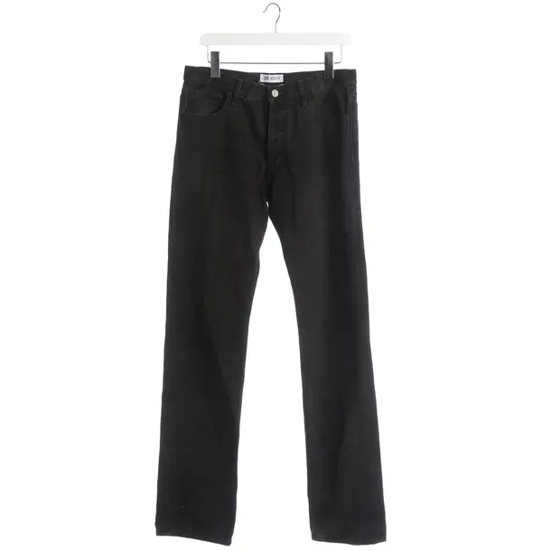 Straight Fit Jeans, in Black, Cotton, The Attico