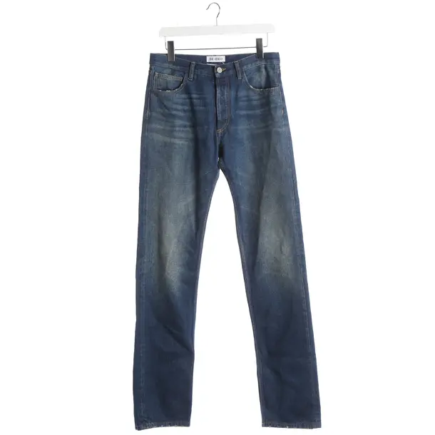 Straight Fit Jeans, in Blue, Cotton, The Attico